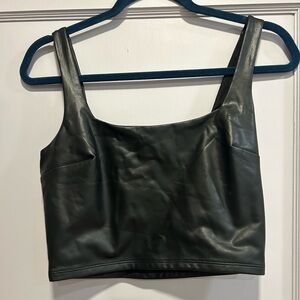 Express black body contour crop top size small